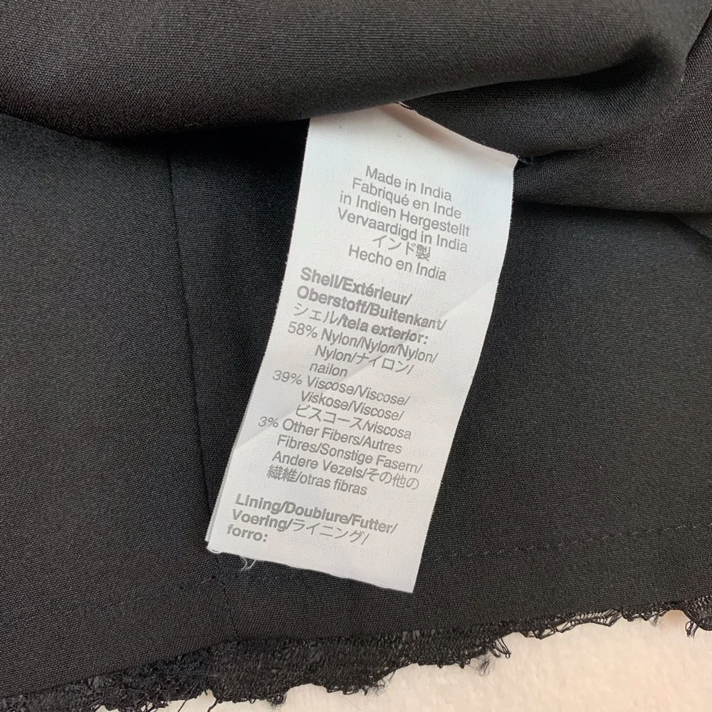J Crew short sleeve black‎ lace t-shirt